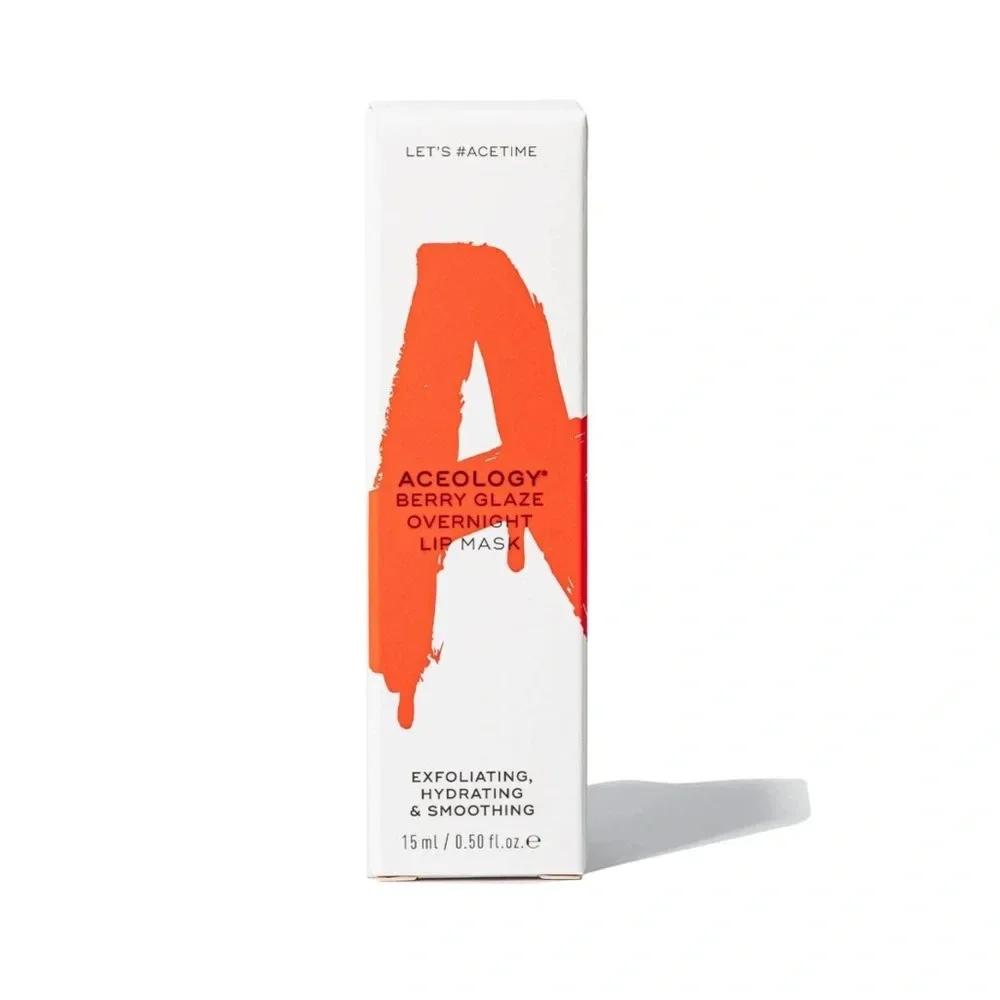 ACEOLOGY BERRY GLAZE OVERNIGHT LIP MASK 15 ML